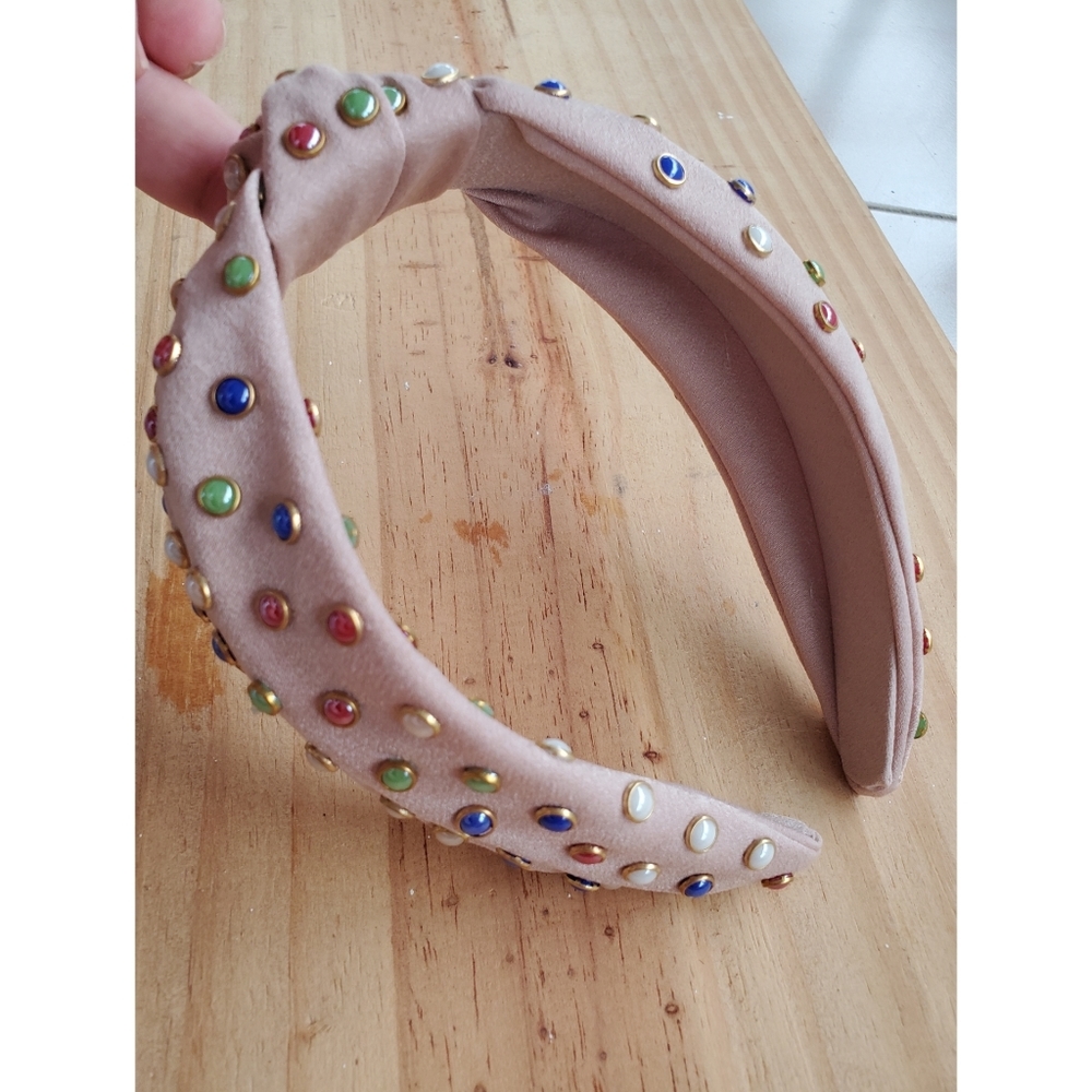 NWT Multi Stones Knot Headband - Picture 3 of 4